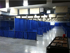 The exhibit hall is a great space for your next indoor event.